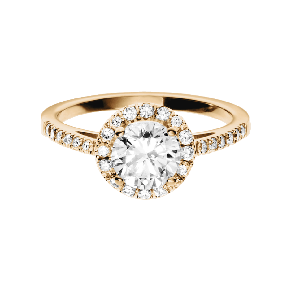 rose gold - round rose gold - round