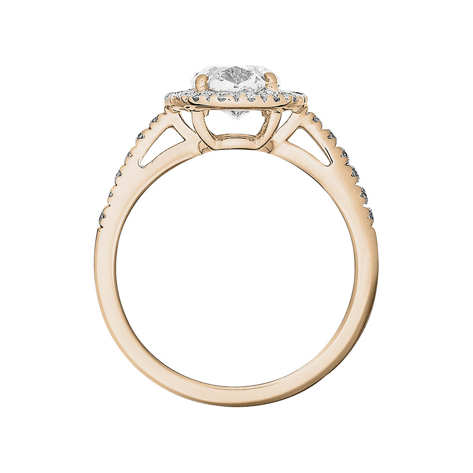 rose gold - oval rose gold - oval