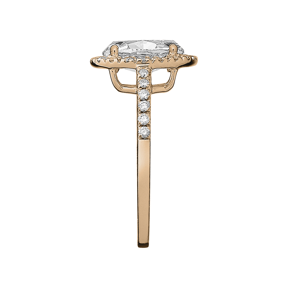 rose gold - oval rose gold - oval