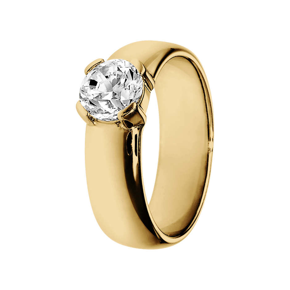 yellow gold - round yellow gold - round