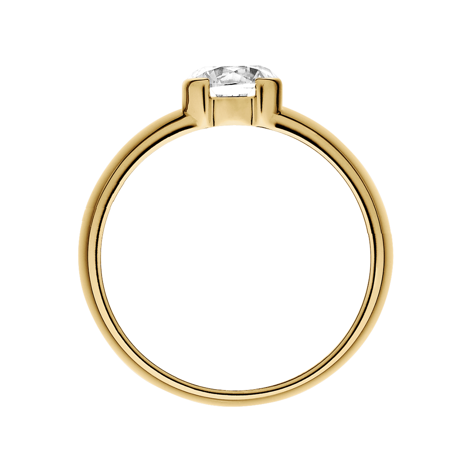 yellow gold - round yellow gold - round