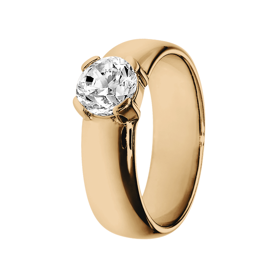 rose gold - round rose gold - round