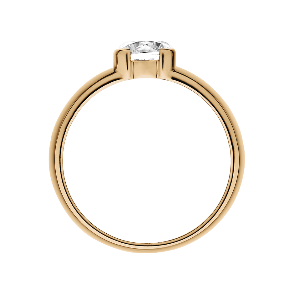 rose gold - round rose gold - round