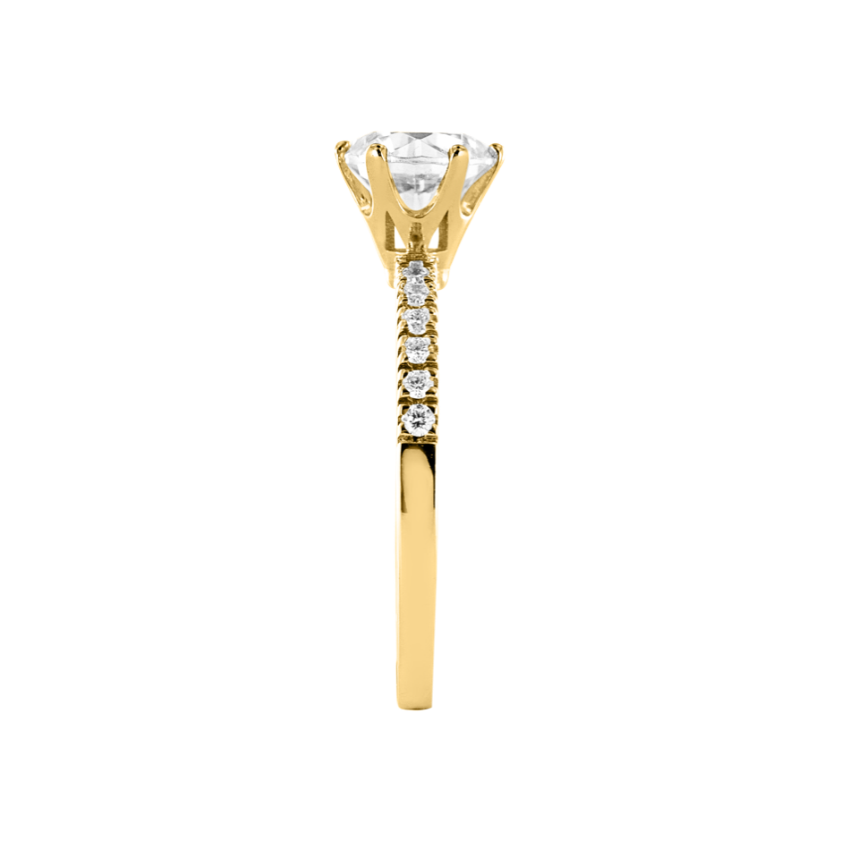 yellow gold - round yellow gold - round