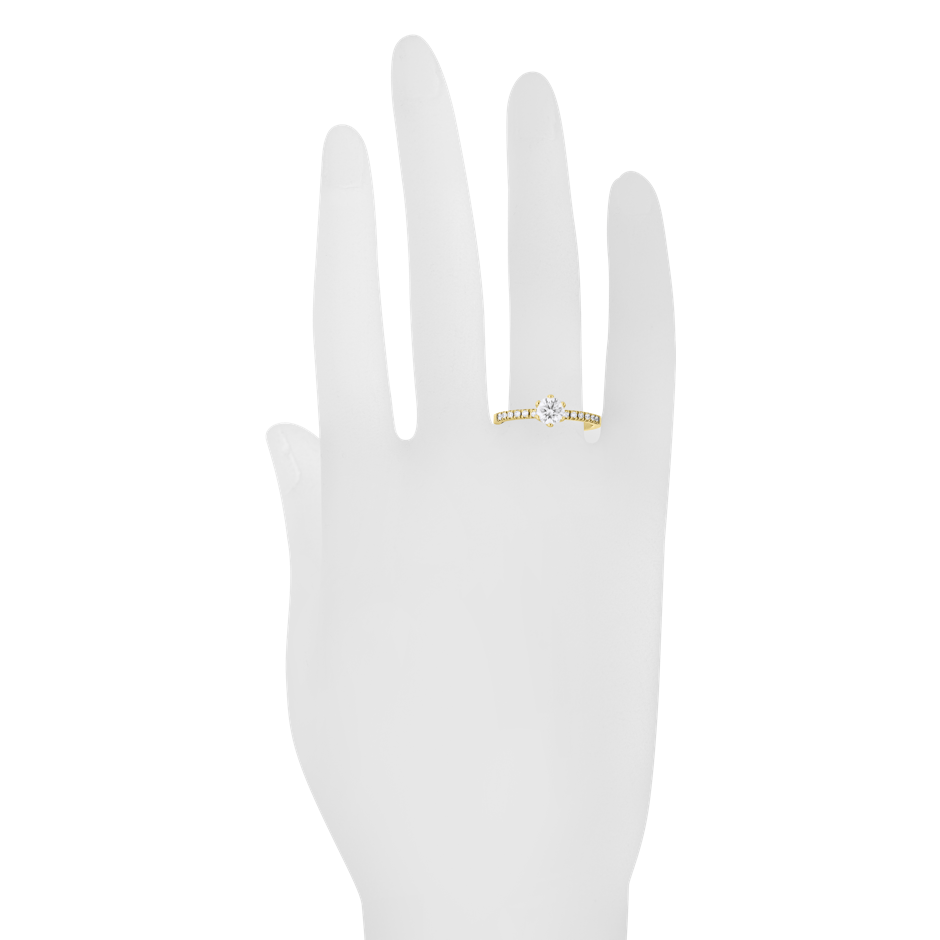 yellow gold - round yellow gold - round