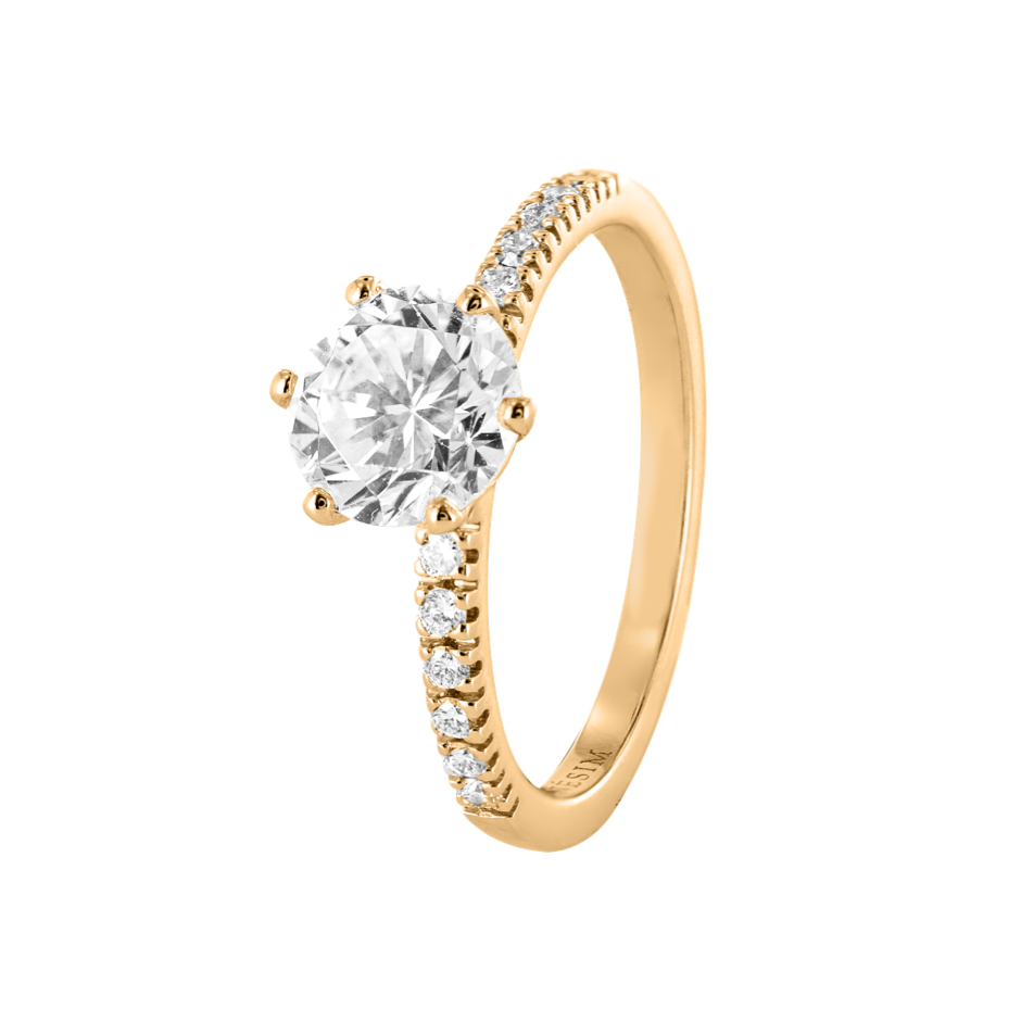 rose gold - round rose gold - round