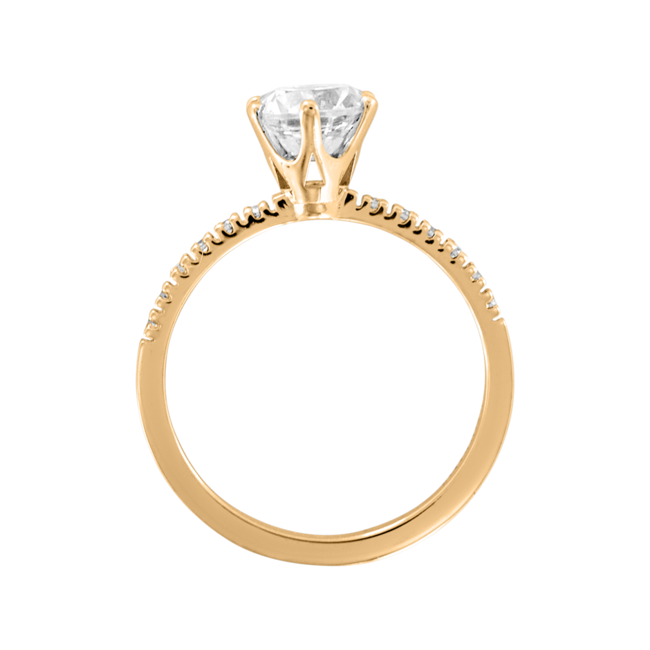 rose gold - round rose gold - round