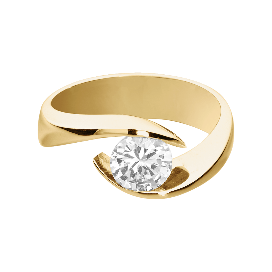 yellow gold - round yellow gold - round