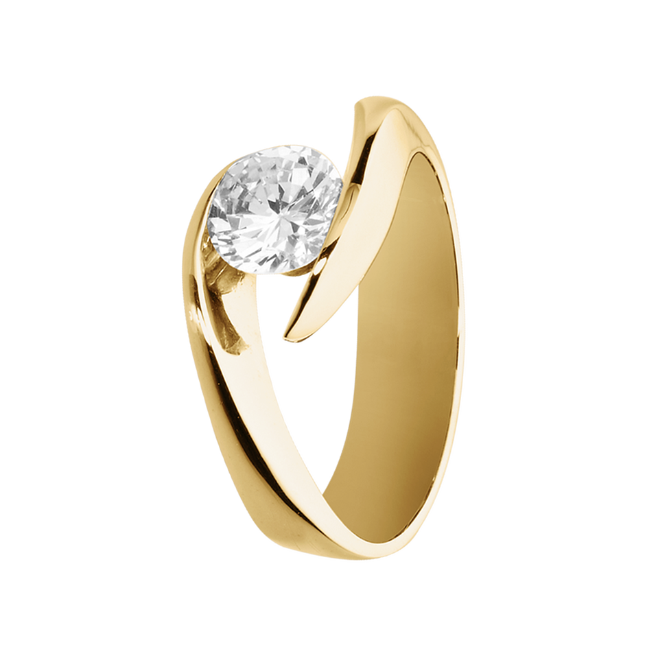 yellow gold - round yellow gold - round