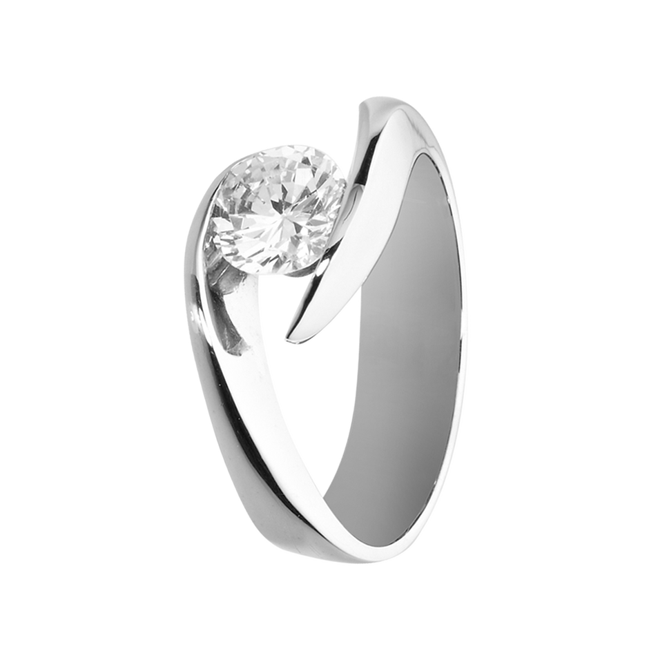 white gold - round white gold - round