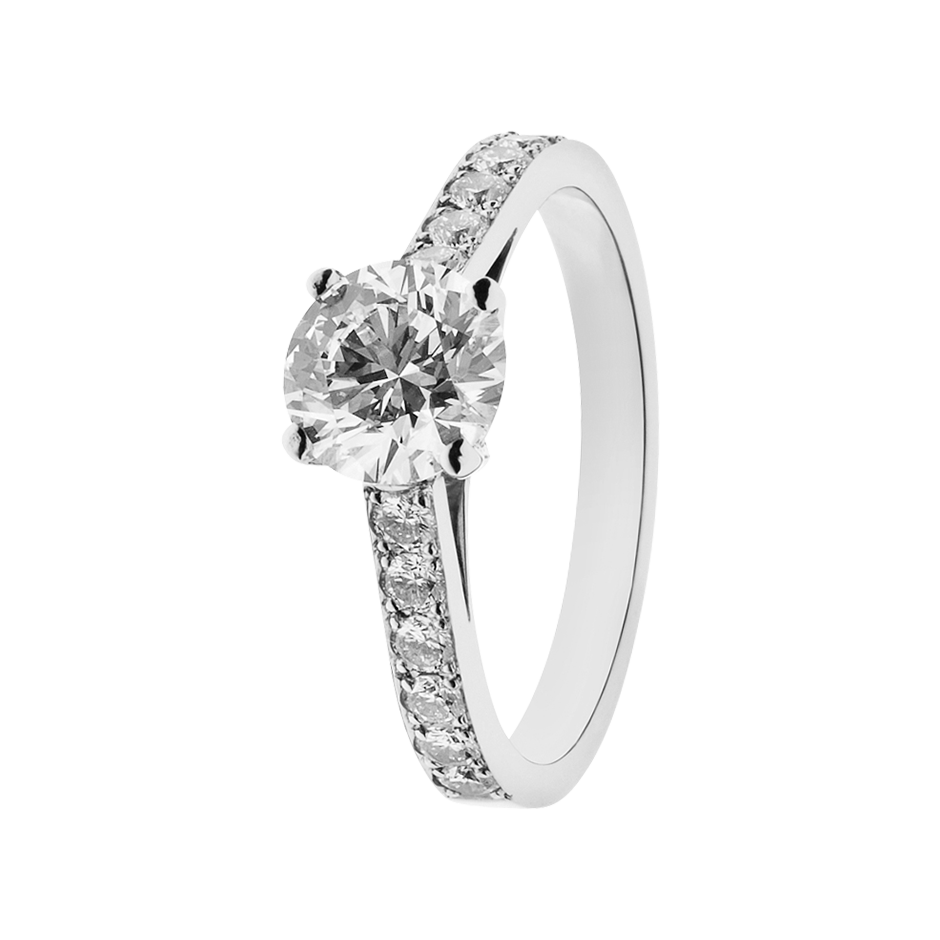 white gold - round white gold - round