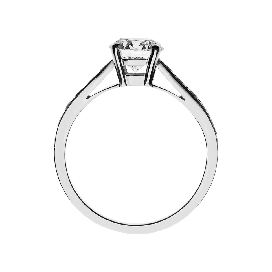 white gold - round white gold - round