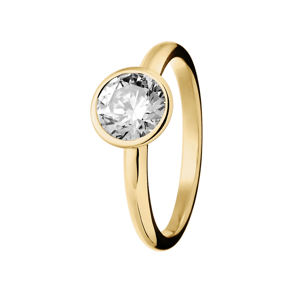 yellow gold - round yellow gold - round