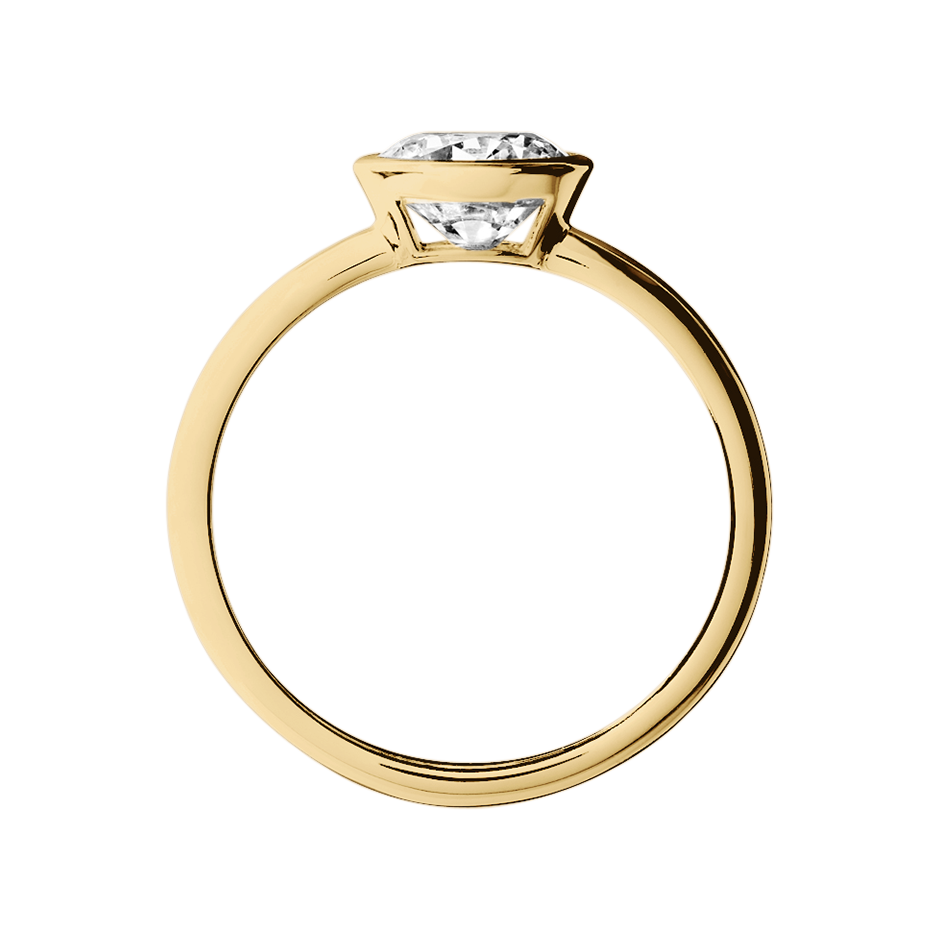 yellow gold - round yellow gold - round