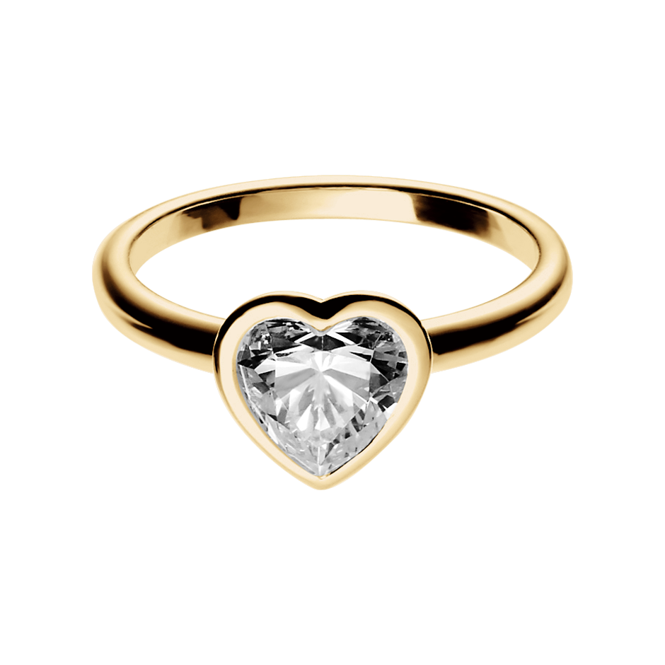 yellow gold - heart yellow gold - heart