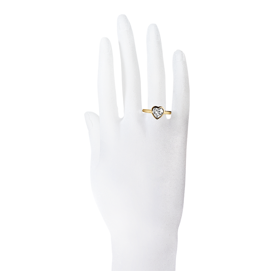 yellow gold - heart yellow gold - heart