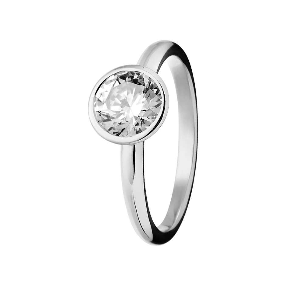 white gold - round white gold - round