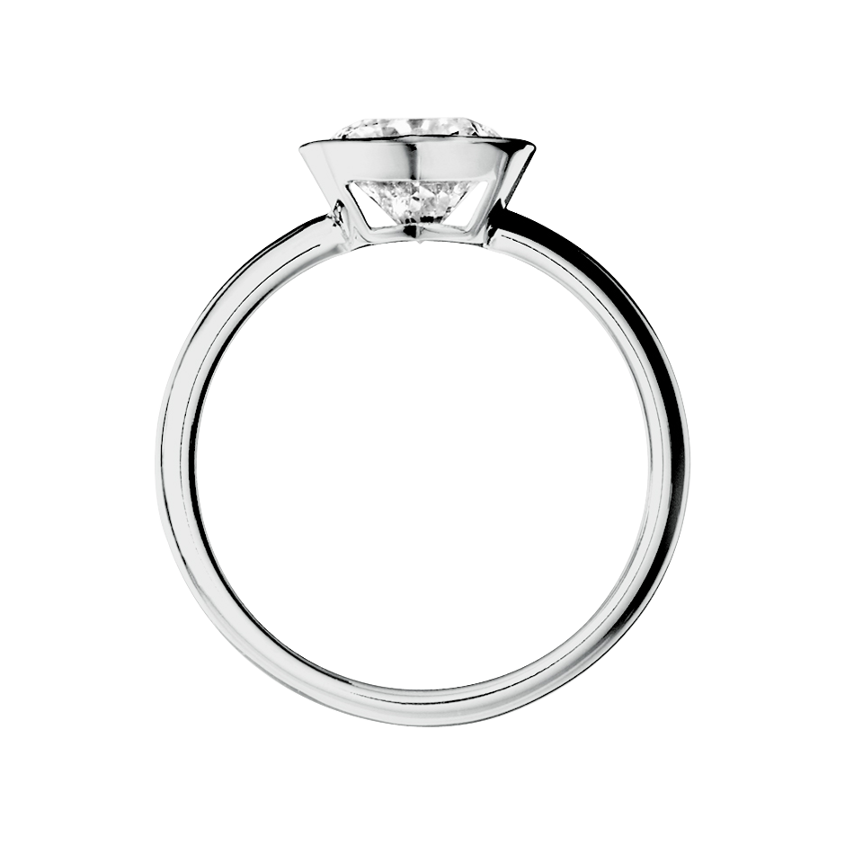 white gold - heart white gold - heart