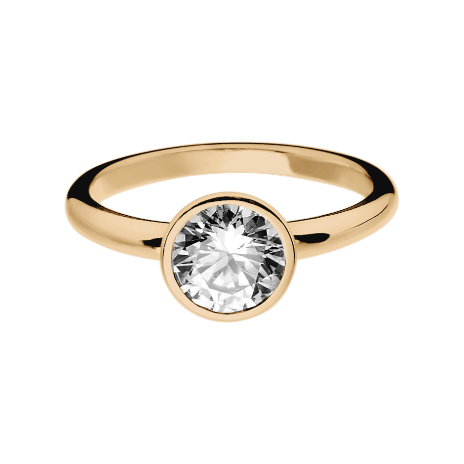 rose gold - round rose gold - round