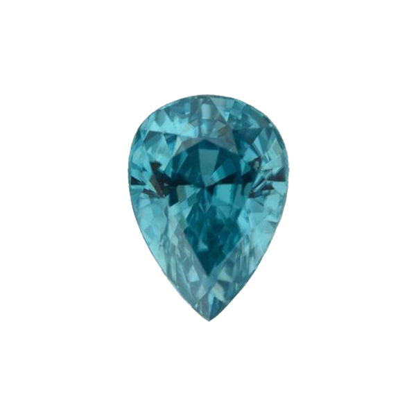 Zirkon Tropfenschliff blau Zirkon Tropfenschliff blau