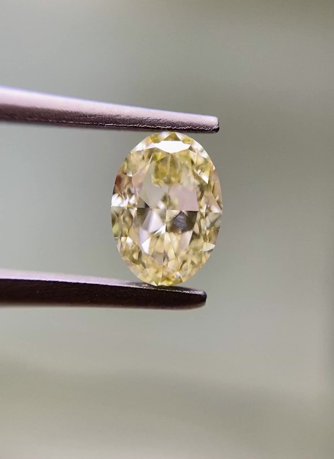 1.01 Karat Oval Form Naturdiamant