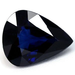 2.52 Karat Tropfen Form Sapphire Gemstone