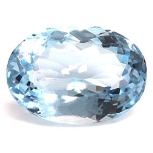 5.99 Karat Oval Form Aquamarine Gemstone
