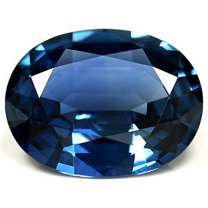 3.49 Karat Oval Form Sapphire Gemstone