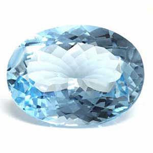 26.57 Karat Oval Form Aquamarine Gemstone