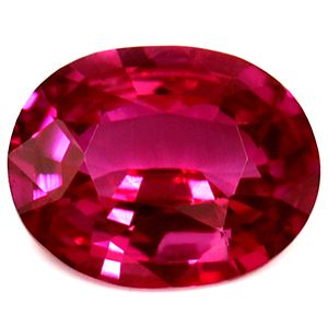 1.09 Karat Oval Form Ruby Gemstone