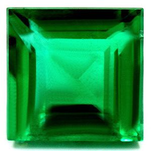 2.94 Karat Quadrat Form Emerald Gemstone