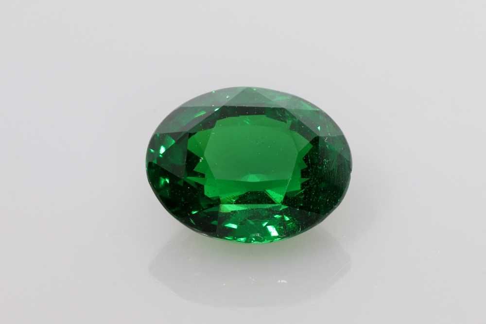 3.53 Karat Oval Form Garnet Gemstone