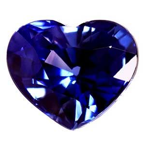 1.14 Karat Herz Form Sapphire Gemstone
