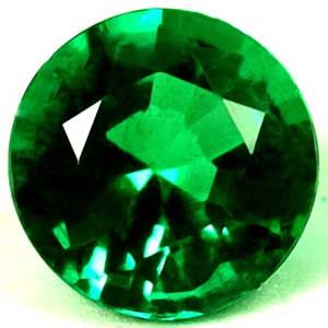 0.43 Karat Brillant Form Emerald Gemstone
