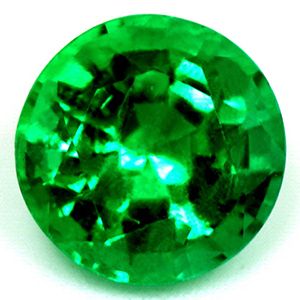 0.84 Karat Brillant Form Emerald Gemstone