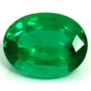 10.64 Karat Oval Form Emerald Gemstone