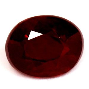 0.8 Karat Oval Form Ruby Gemstone