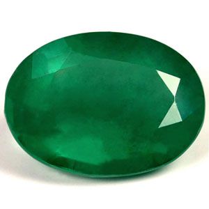 3.01 Karat Oval Form Emerald Gemstone