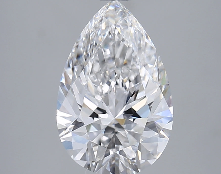2.55 Karat Tropfen Form Lab Grown Diamond
