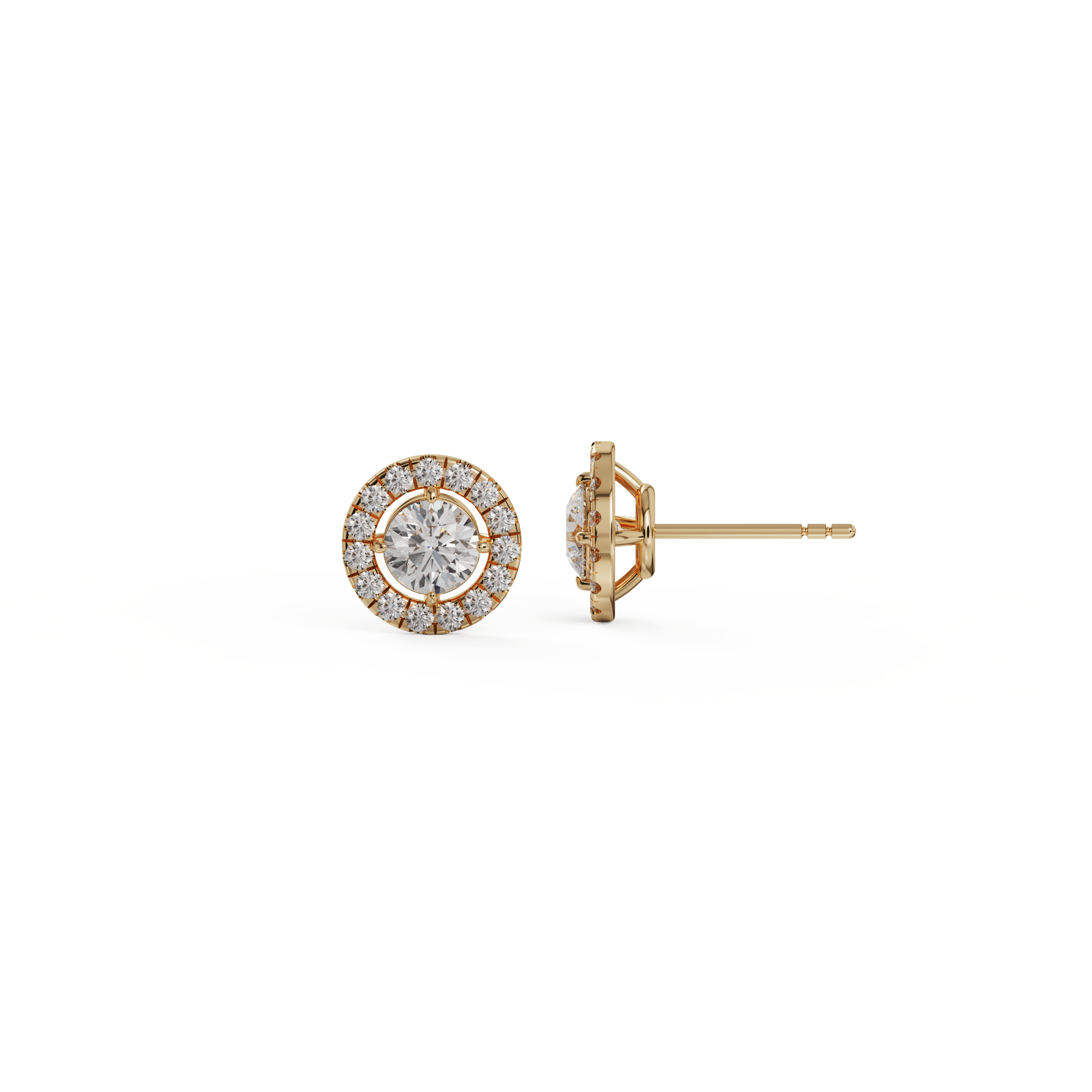 yellow gold - round