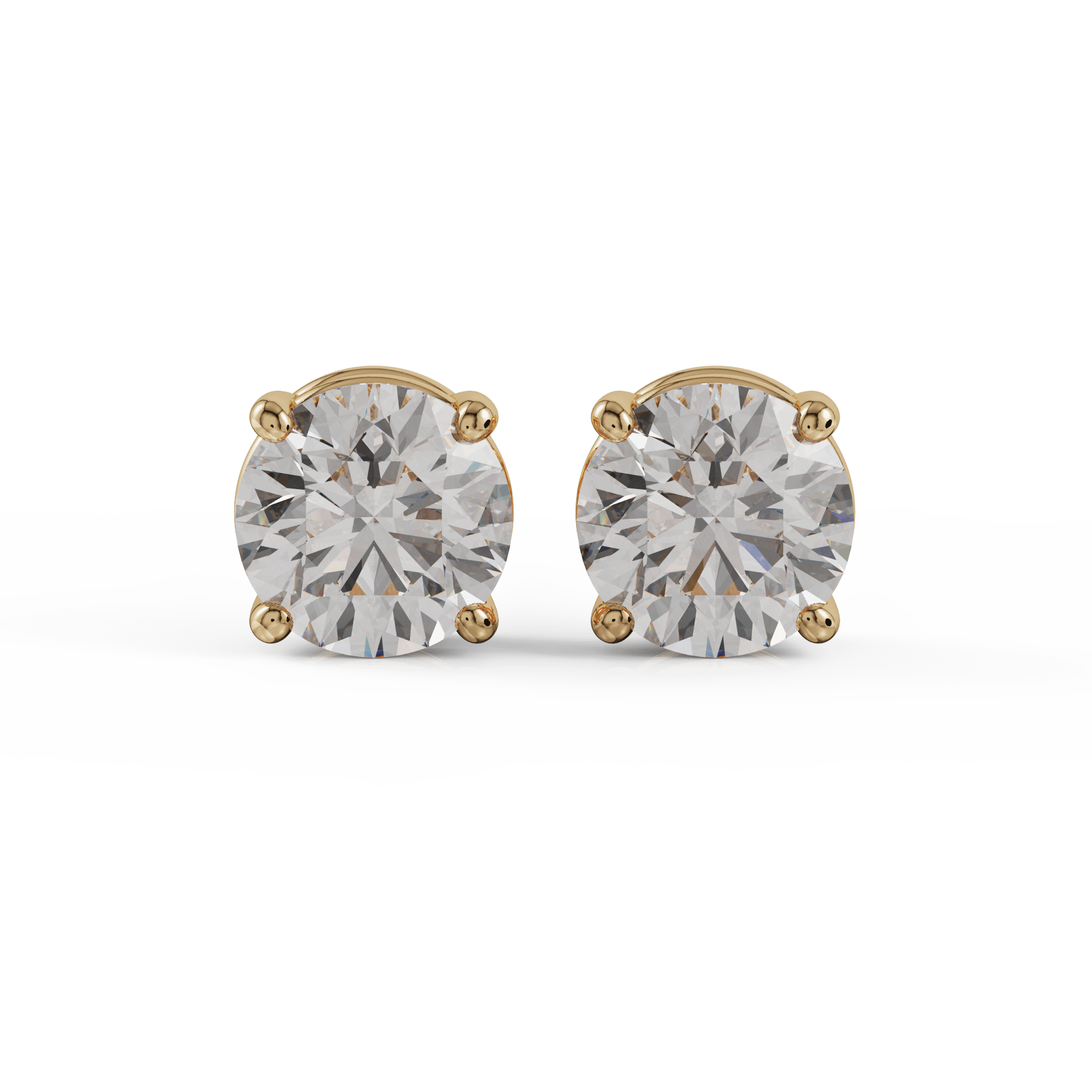 yellow gold - round