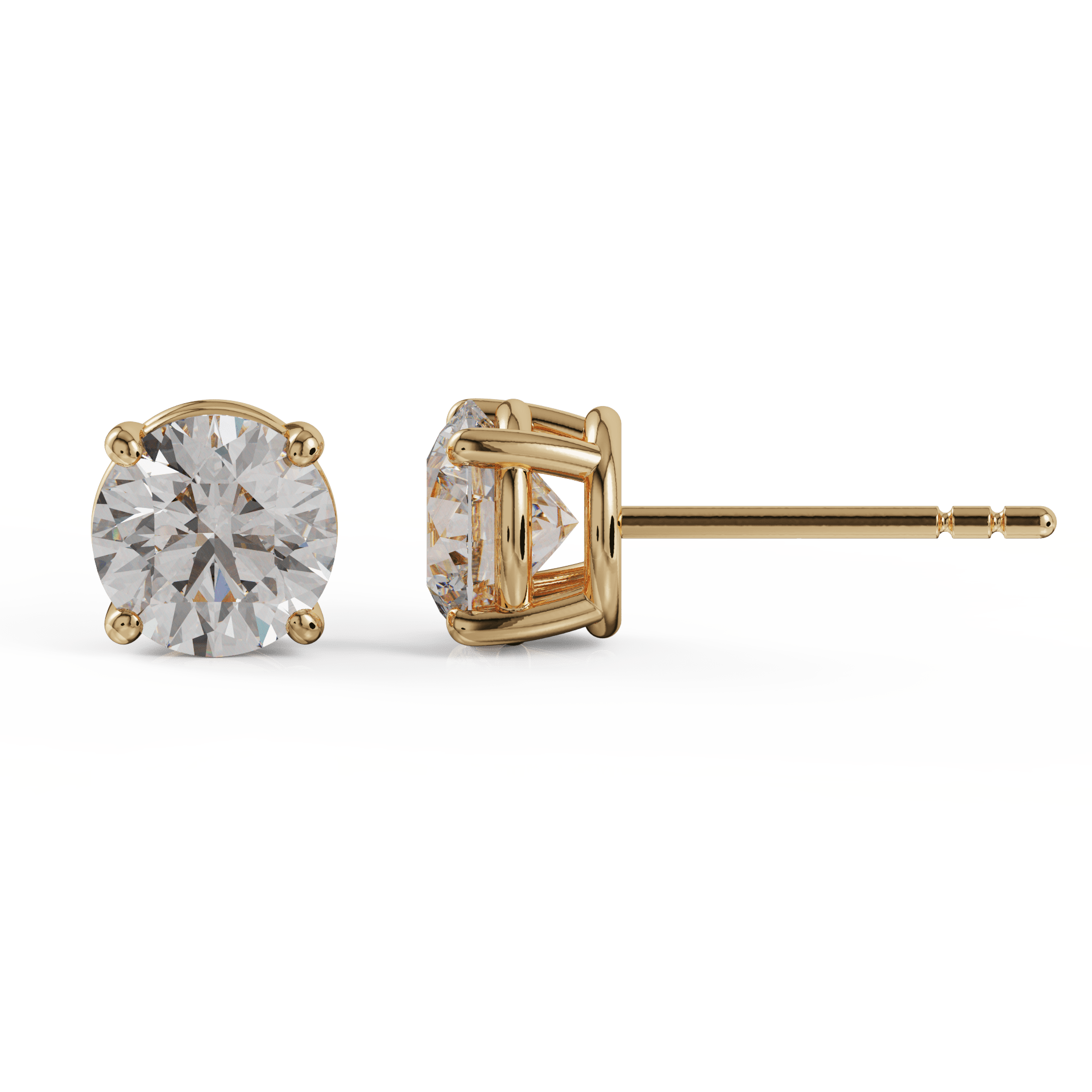 yellow gold - round
