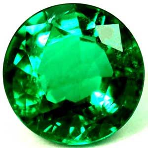 0.61 Karat Brillant Form Emerald Gemstone