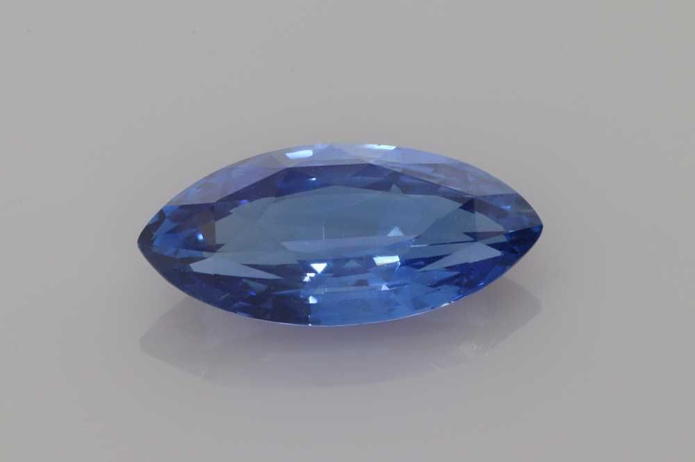 4.02 Karat Navette Form Sapphire Gemstone