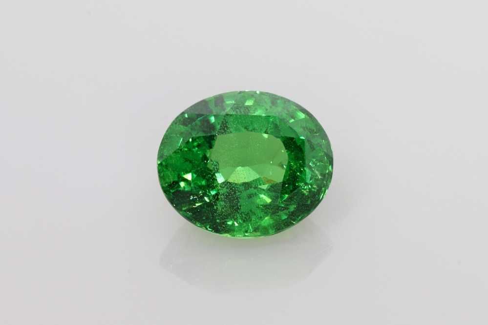 3.61 Karat Oval Form Garnet Gemstone
