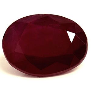 1.95 Karat Oval Form Ruby Gemstone