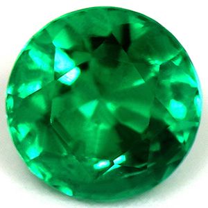 0.7 Karat Brillant Form Emerald Gemstone