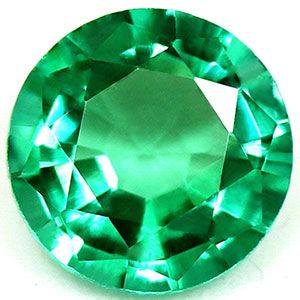 0.62 Karat Brillant Form Emerald Gemstone