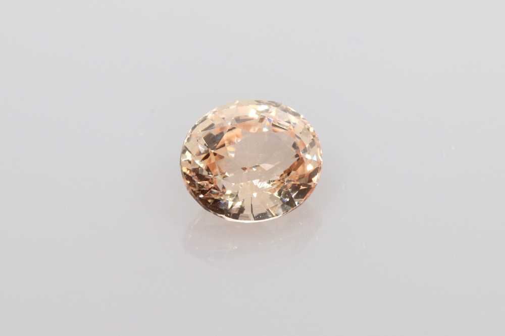 1.16 Karat Oval Form Sapphire Gemstone