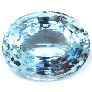 31.88 Karat Oval Form Aquamarine Gemstone